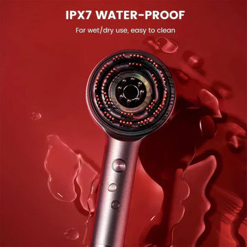 Scalp Massager Brush (Red) – فرشاة تدليك فروة الرأس (حمراء)